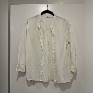 Uniqlo White Blouse